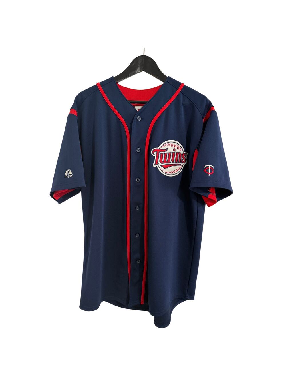 Joe Mauer Minnesota Twins Stitched MLB Baseball Jersey Sz L